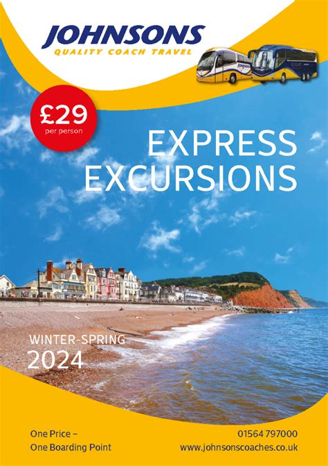 johnsons coaches express day trips.